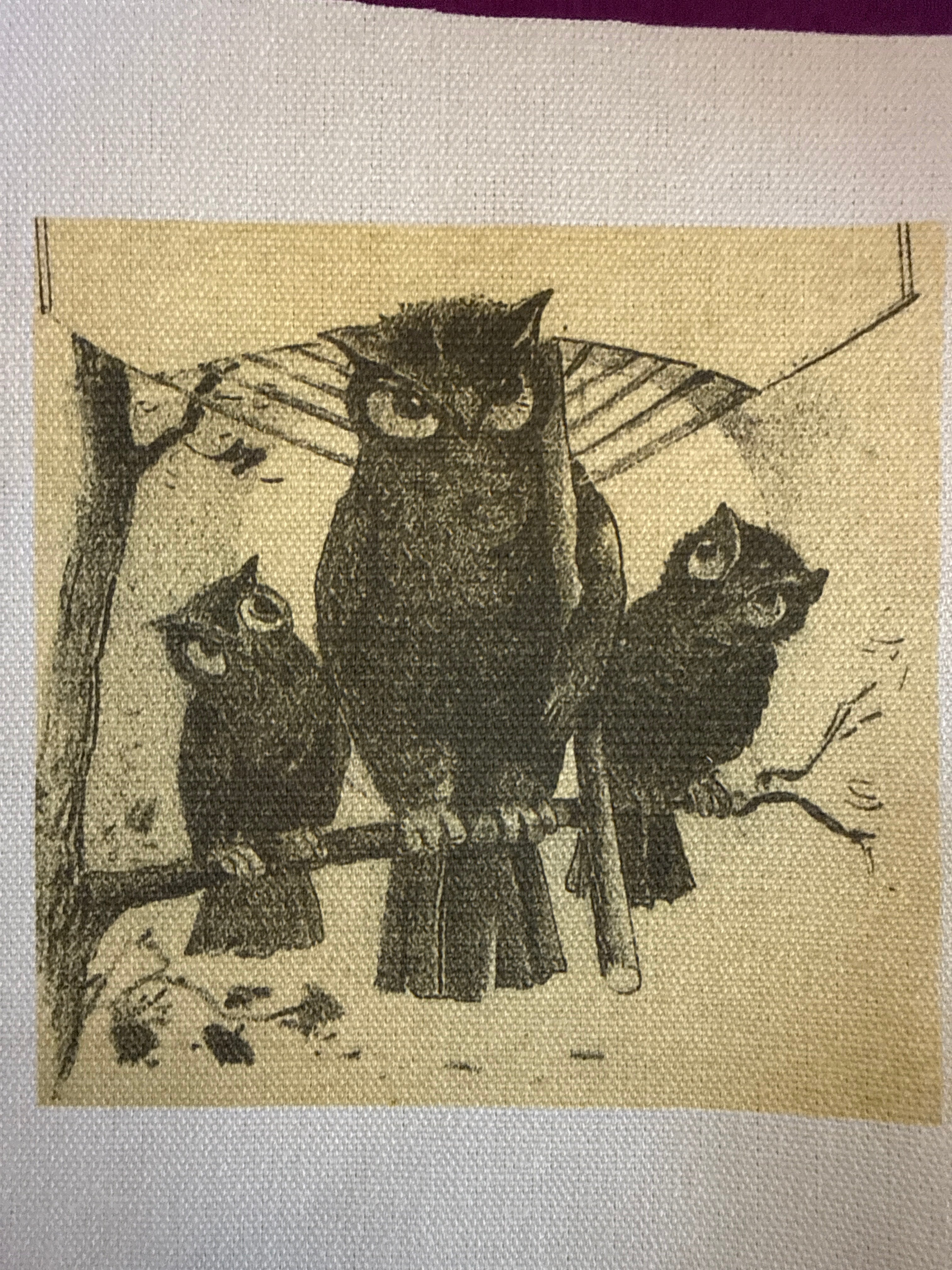Haberdashery canvas patch small - animal designs - Stay Wild Collective