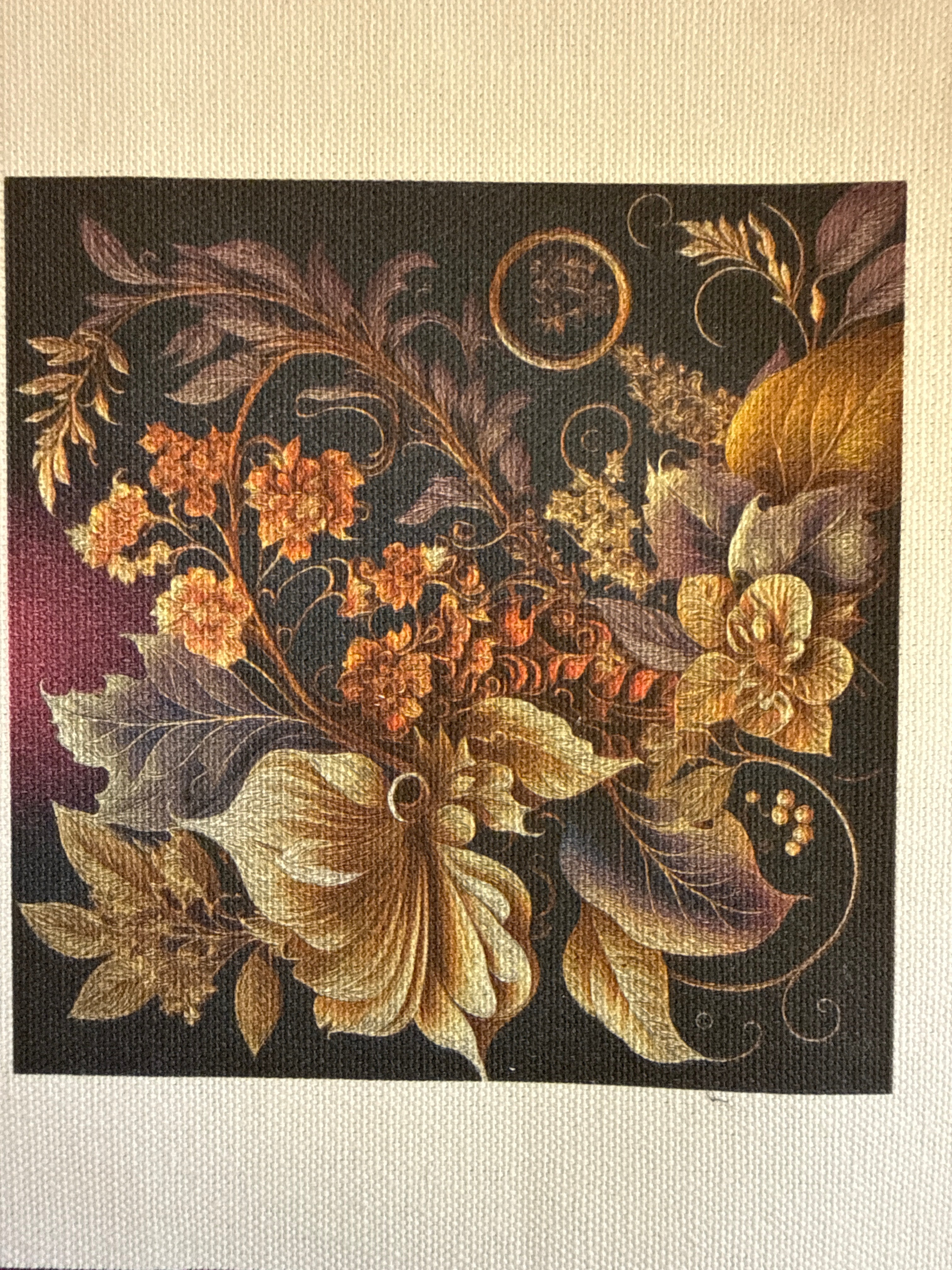 Haberdashery canvas patch small - floral designs - Stay Wild Collective