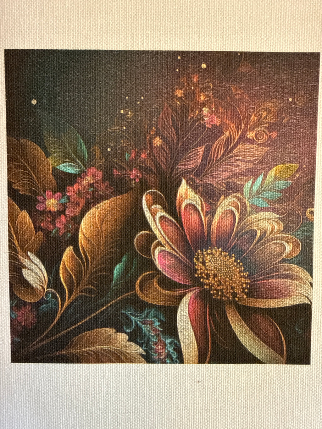 Haberdashery canvas patch small - floral designs - Stay Wild Collective