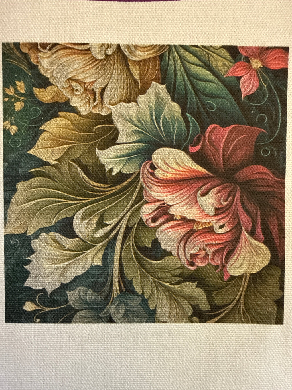 Haberdashery canvas patch small - floral designs - Stay Wild Collective