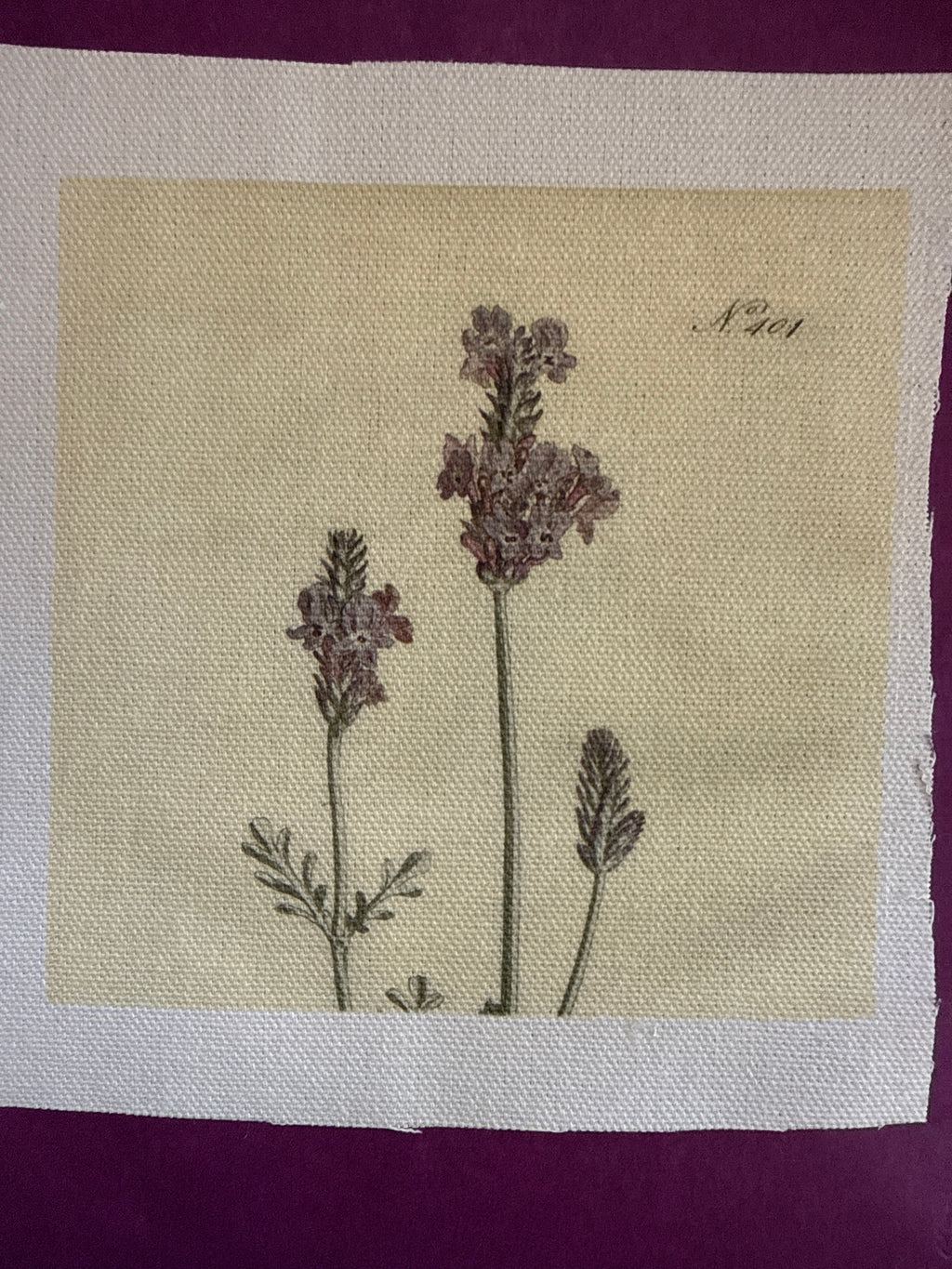 Haberdashery canvas patch small - floral designs - Stay Wild Collective
