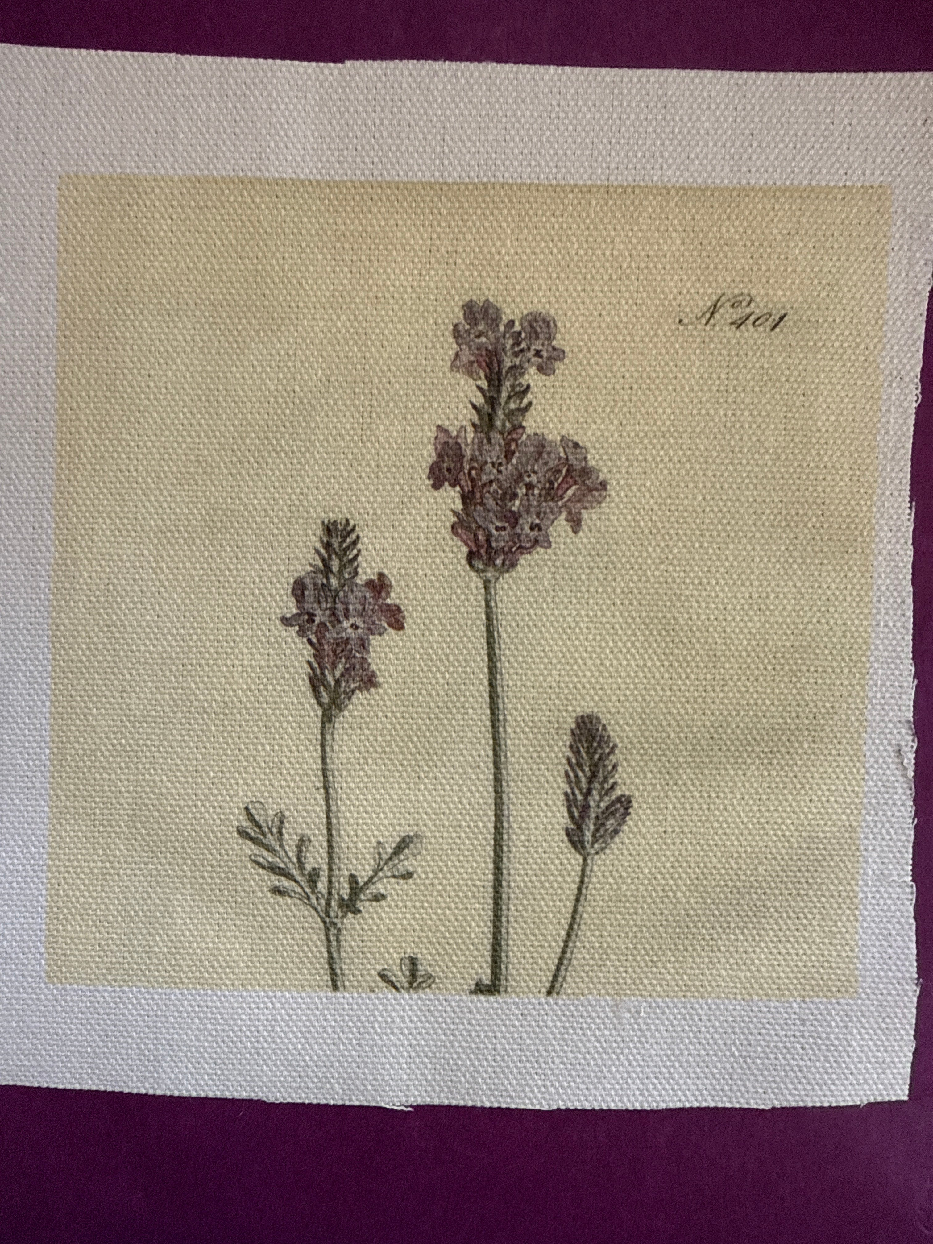 Haberdashery canvas patch small - floral designs - Stay Wild Collective