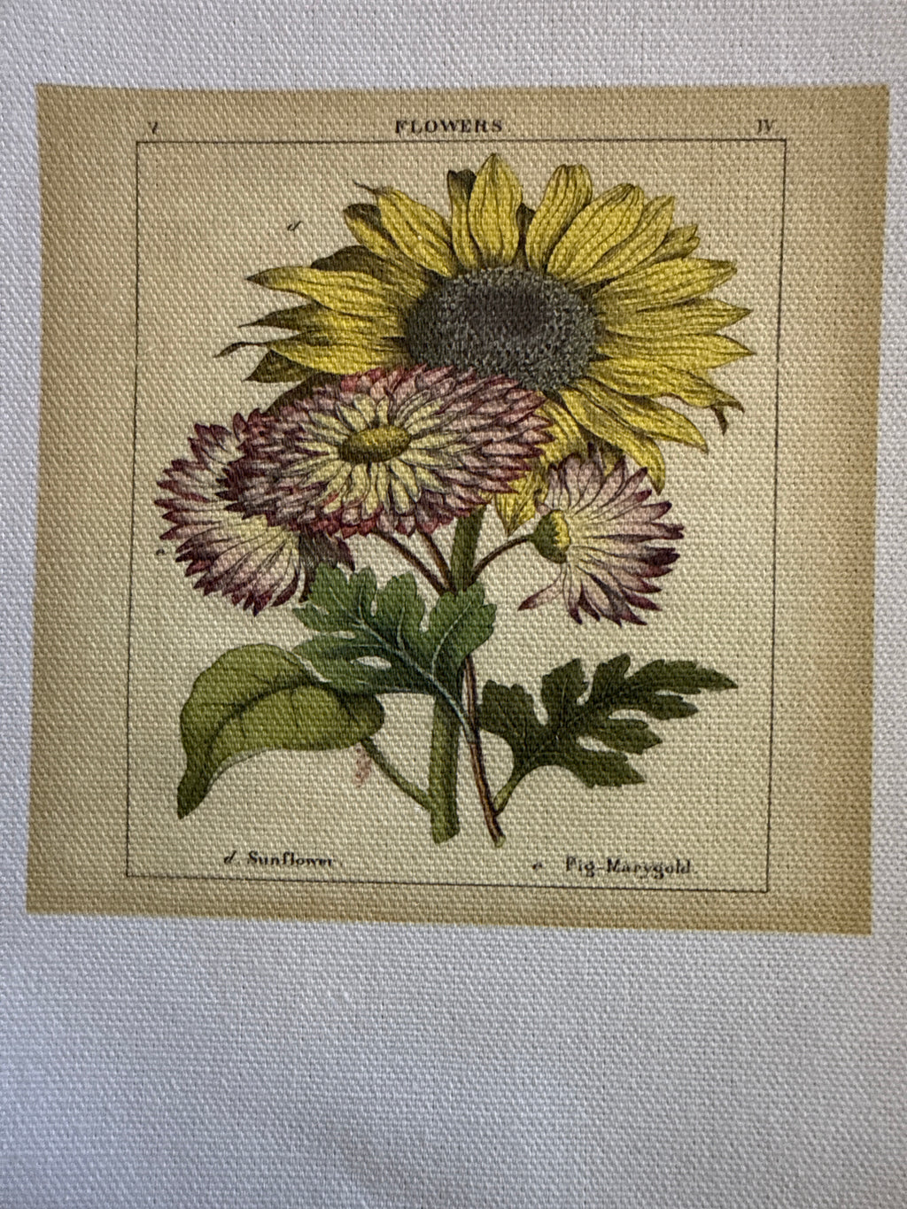 Haberdashery canvas patch small - floral designs - Stay Wild Collective