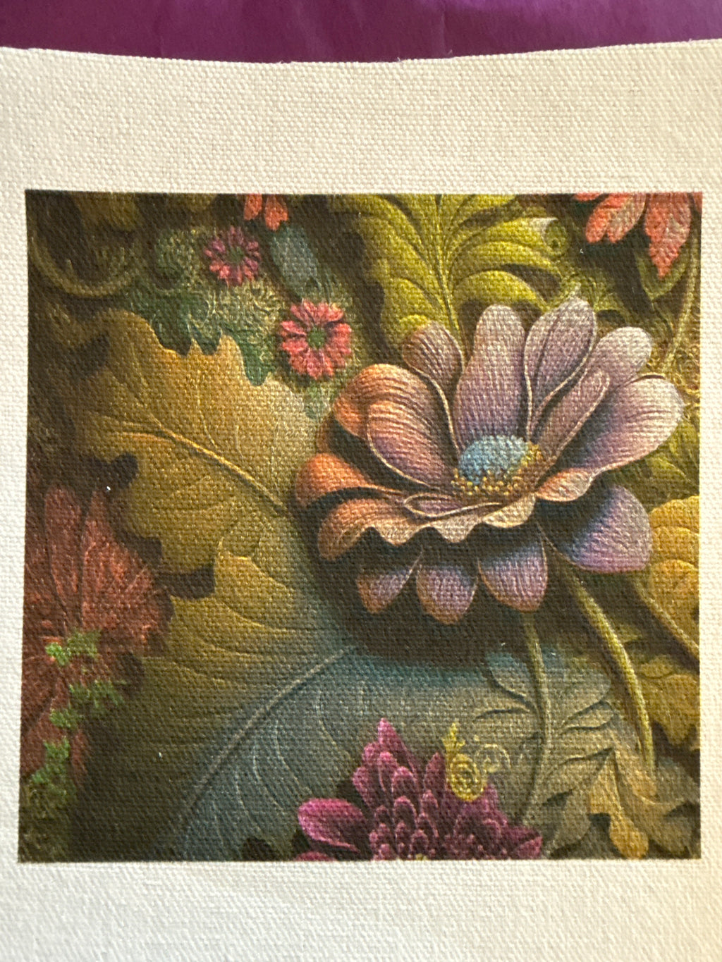 Haberdashery canvas patch small - floral designs - Stay Wild Collective