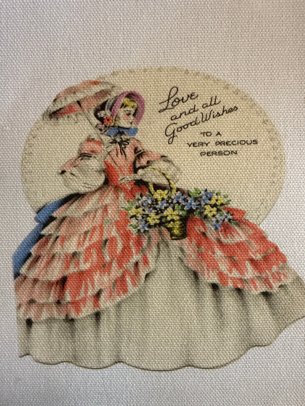 Haberdashery canvas patch small - people designs - Stay Wild Collective