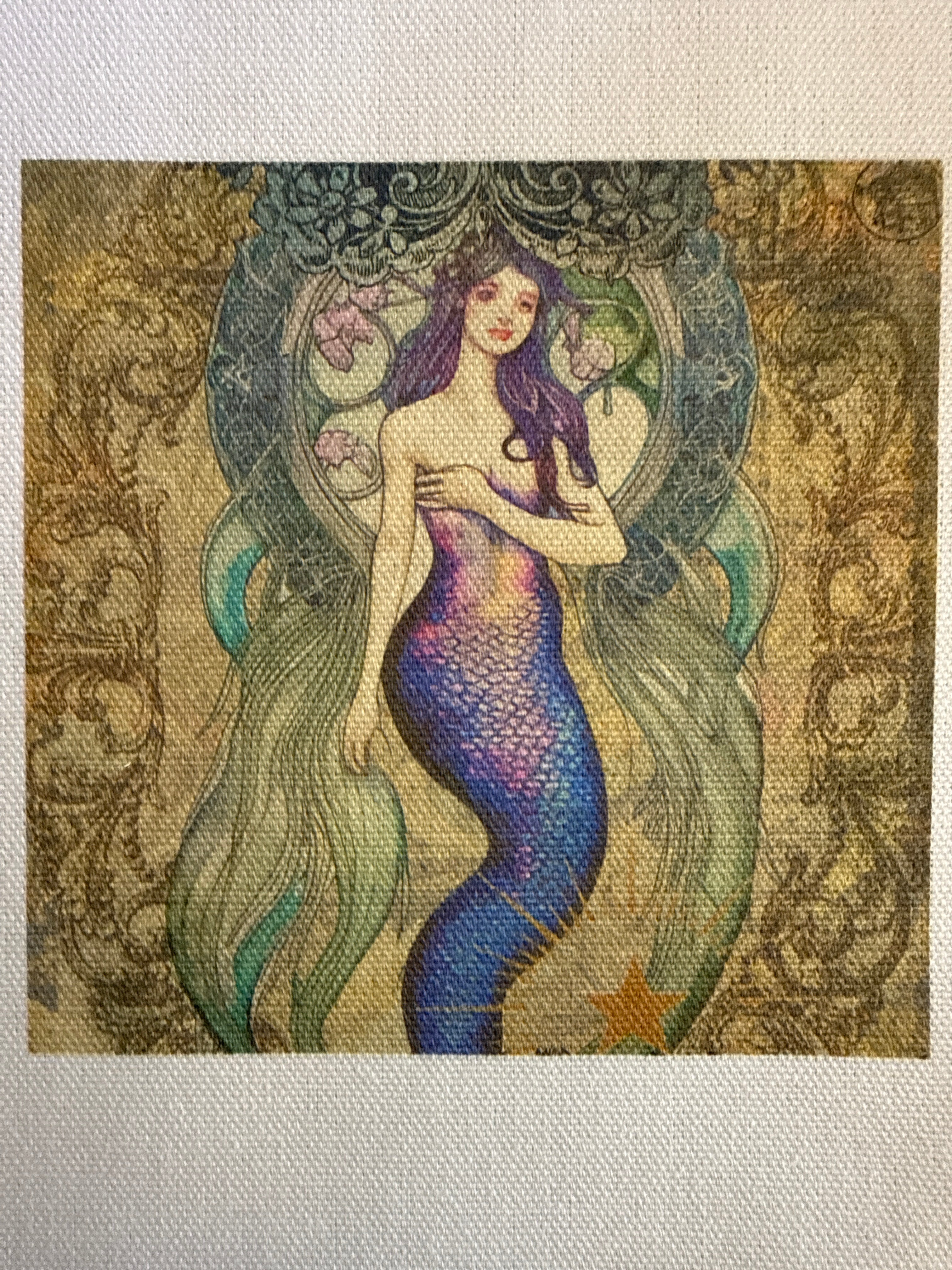Haberdashery canvas patch small - people designs - Stay Wild Collective