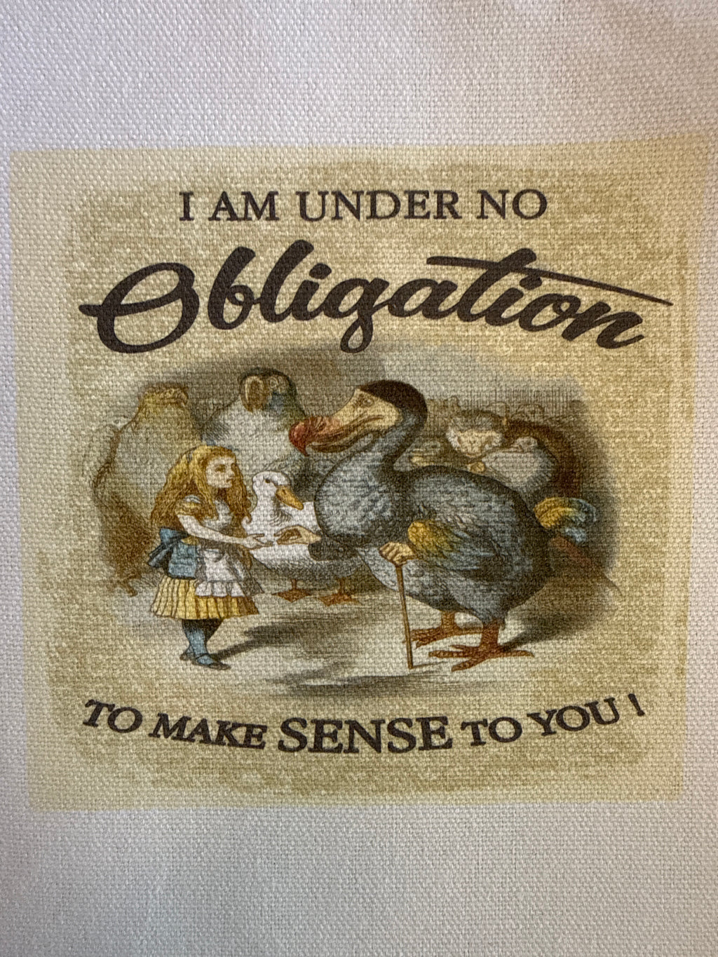 Haberdashery canvas patch small - people designs - Stay Wild Collective