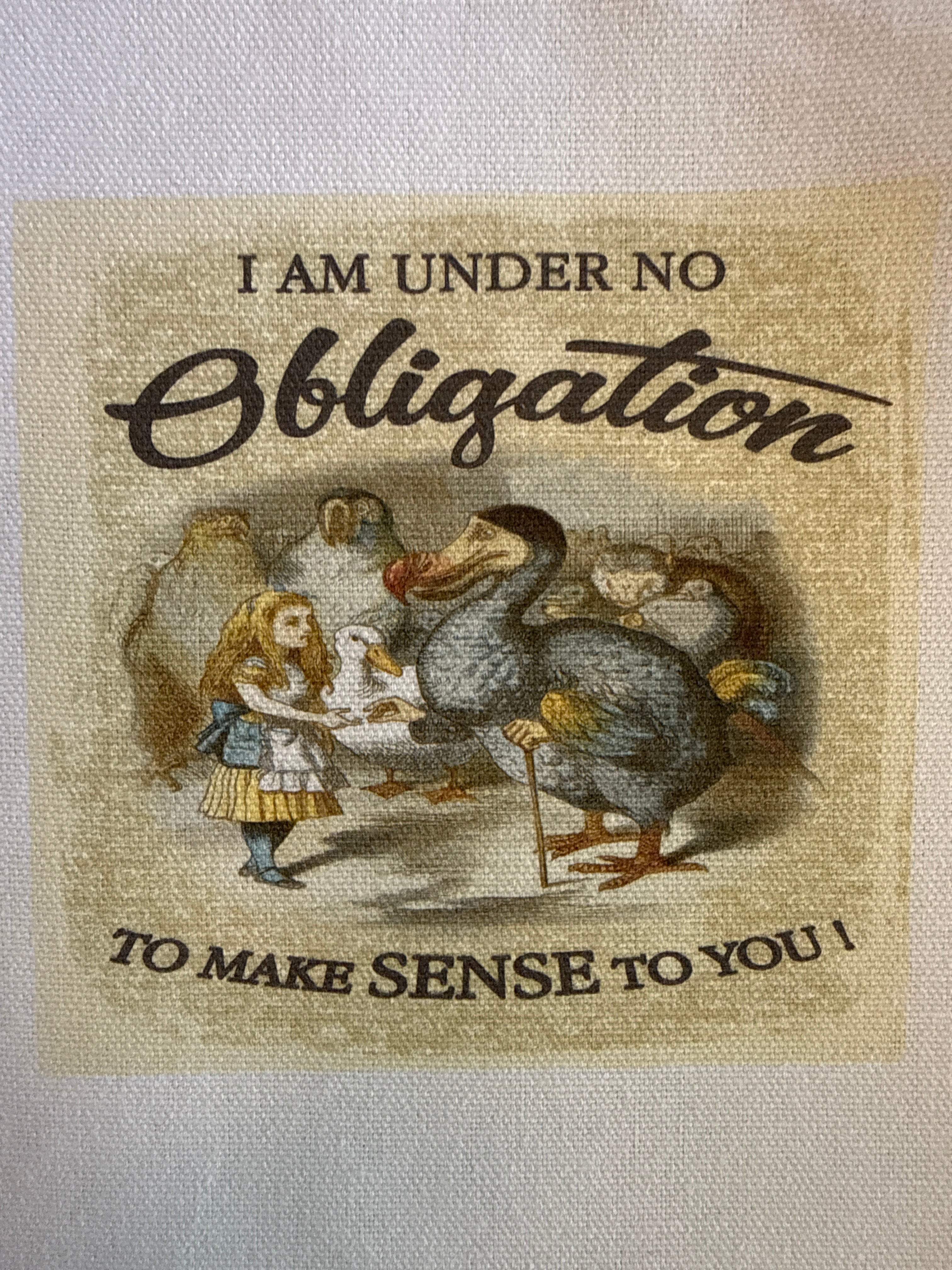 Haberdashery canvas patch small - people designs - Stay Wild Collective