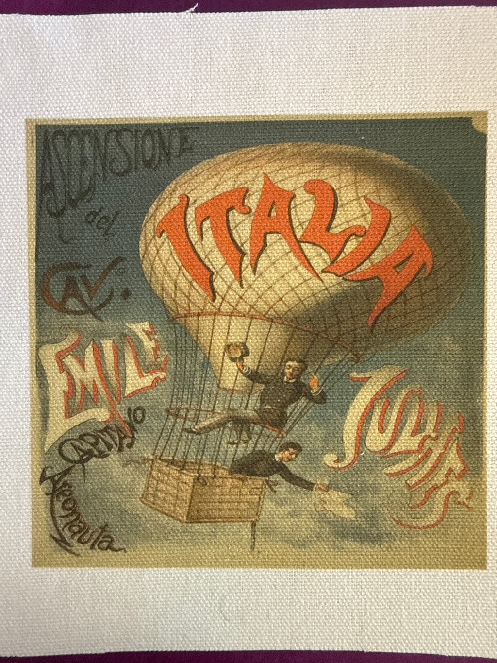Haberdashery canvas patch small - people designs - Stay Wild Collective