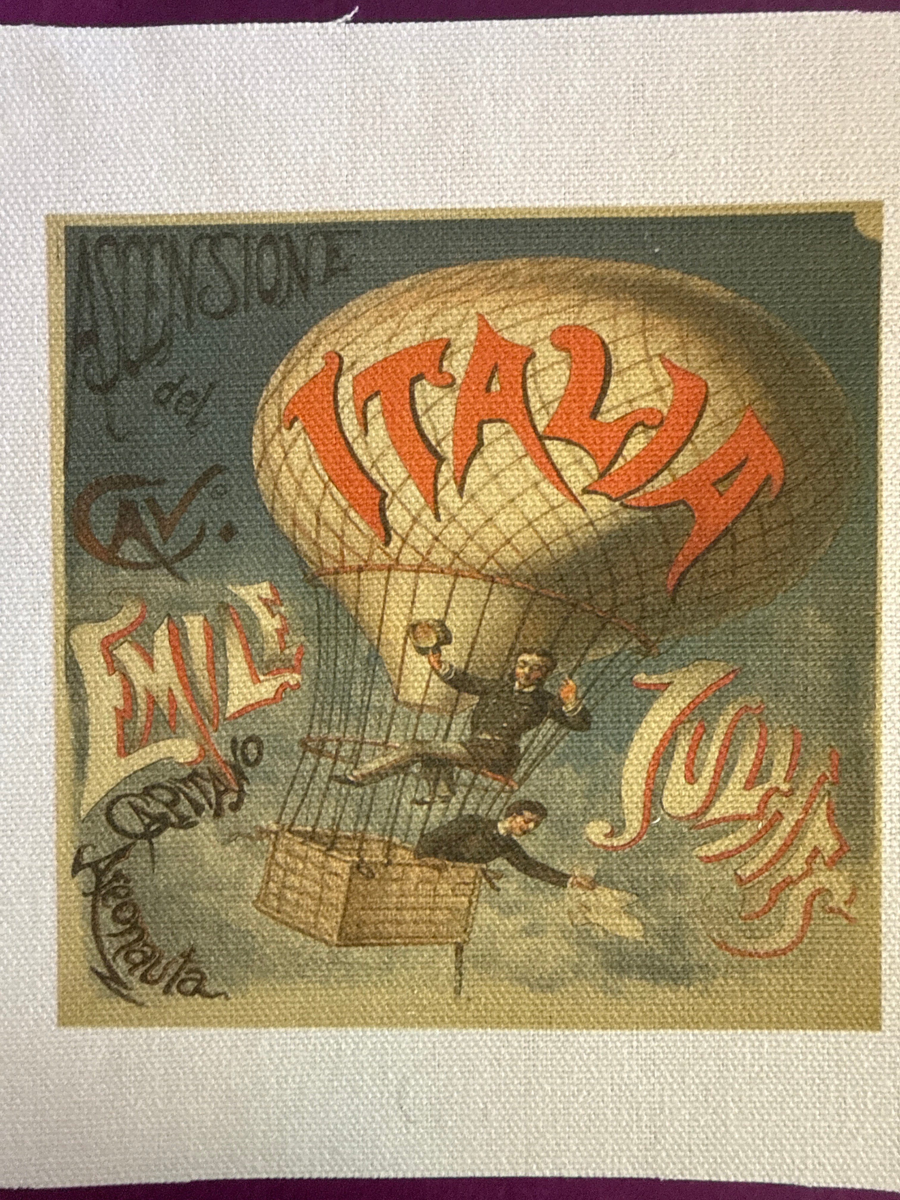 Haberdashery canvas patch small - people designs - Stay Wild Collective