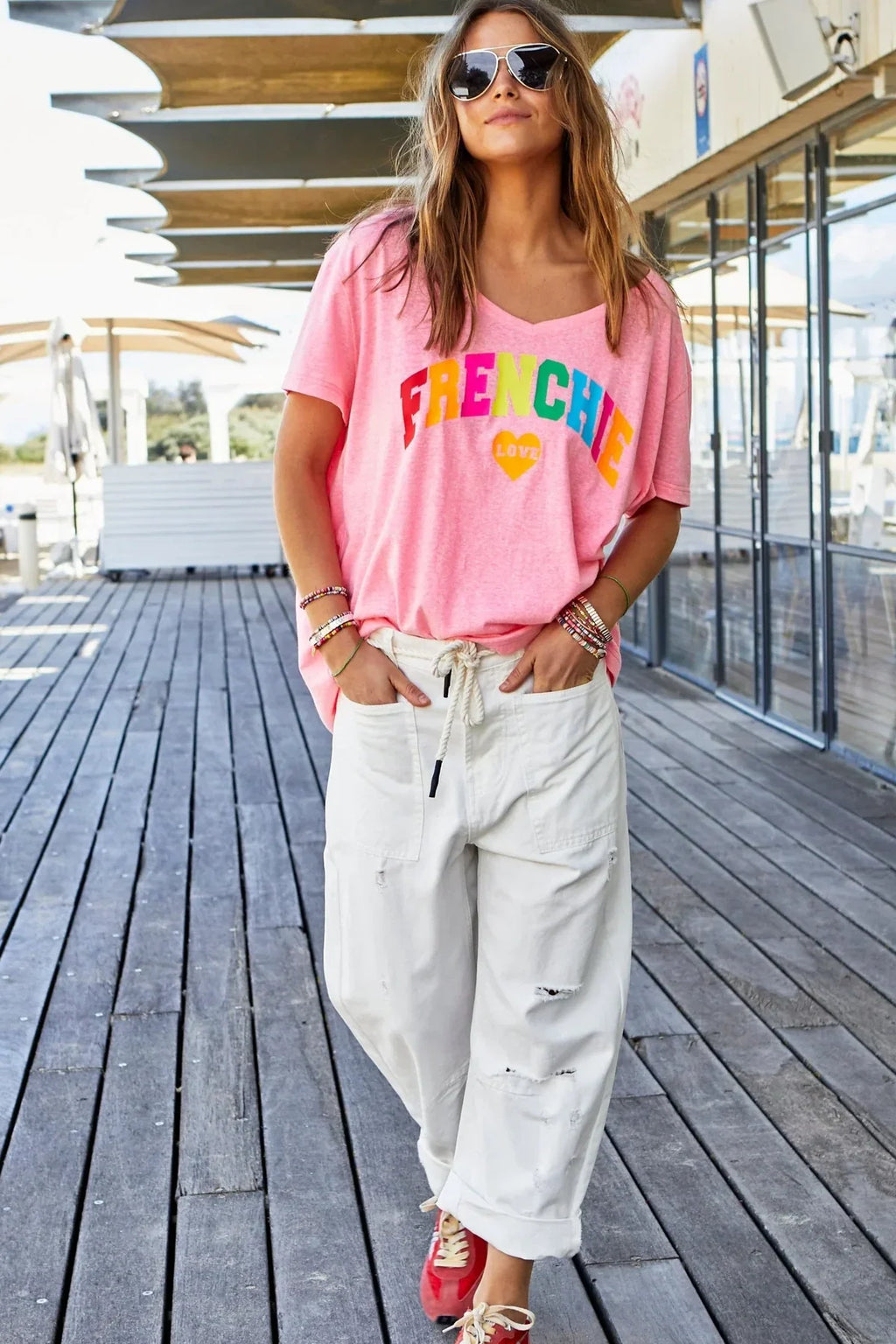   Hammil and coDistressed Carpenter Jeans in White SALE - Stay Wild Collective  