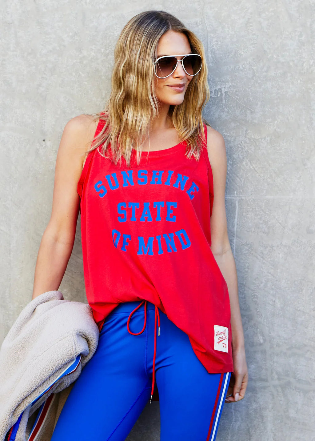   Hammil & co Riviera sunshine tank red SALE - Stay Wild Collective  