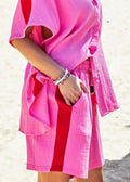   Hammil & co beach short pink /red SALE - Stay Wild Collective  