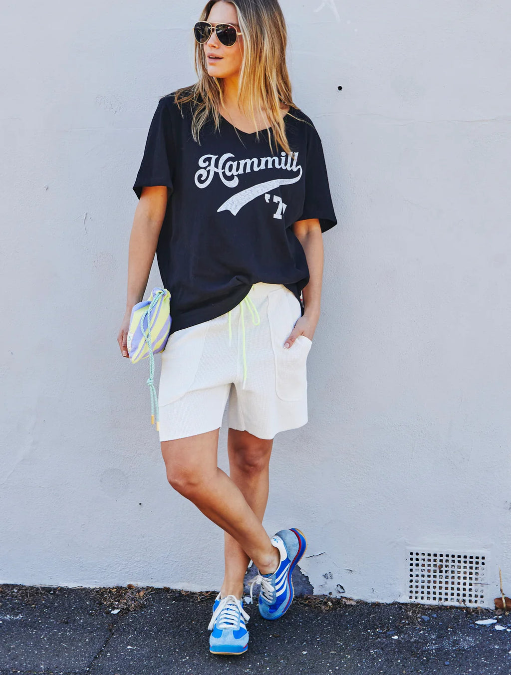   Hammill & co waffle shirts marle white SALE - Stay Wild Collective  