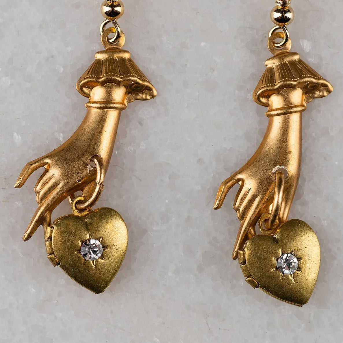 Heart in Hand Earrings - Stay Wild Collective  jewelry
