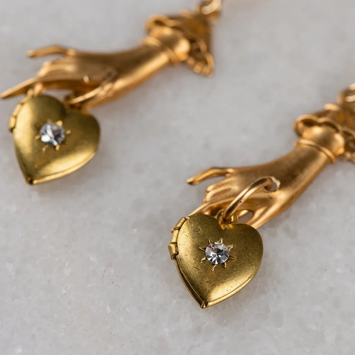 Heart in Hand Earrings - Stay Wild Collective  jewelry