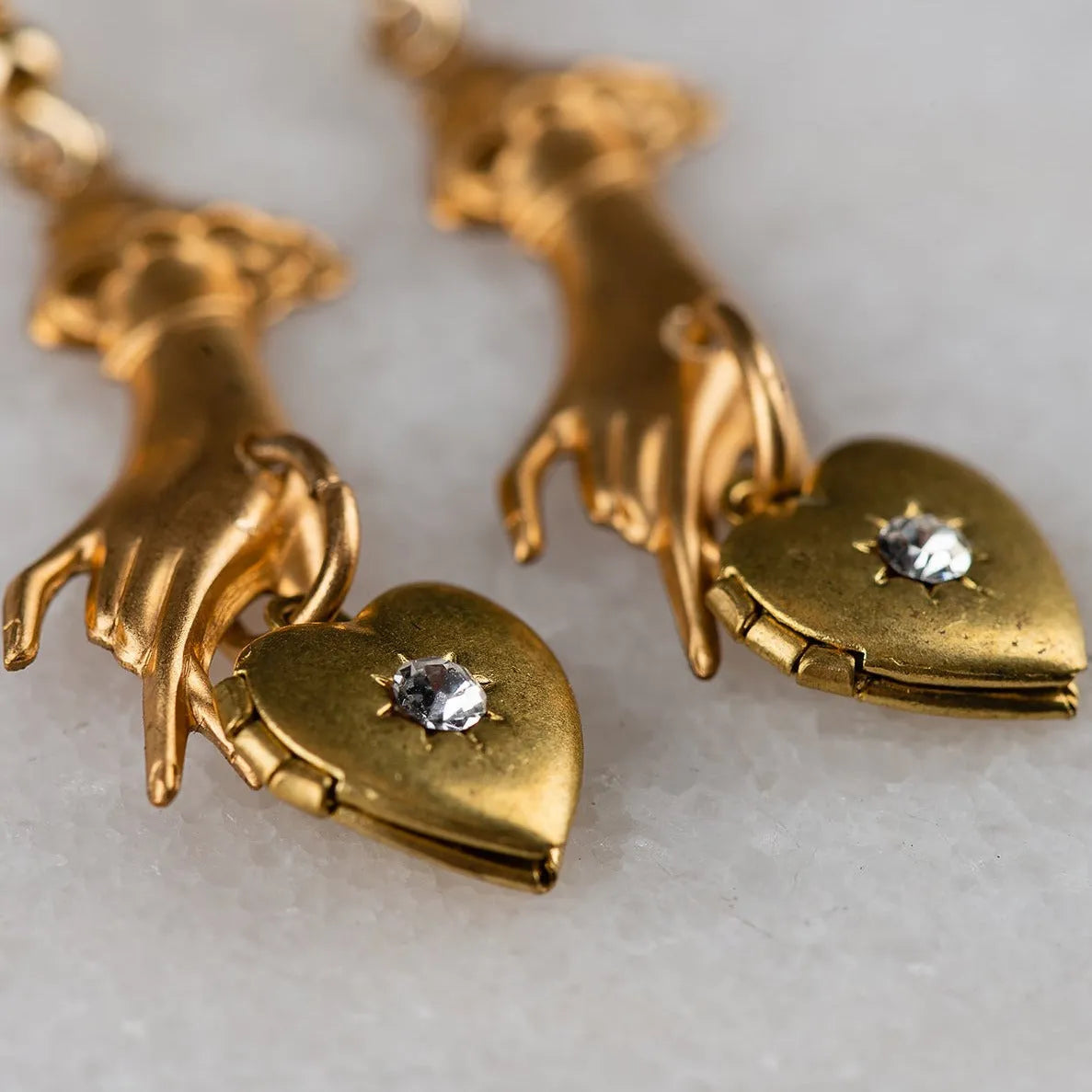 Heart in Hand Earrings - Stay Wild Collective  jewelry