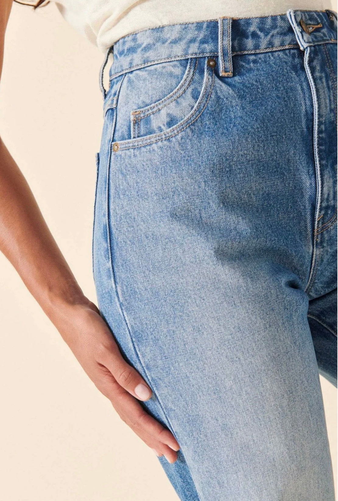  Heidi high rise long Chloe mid blue #14659 SALE - Stay Wild Collective  