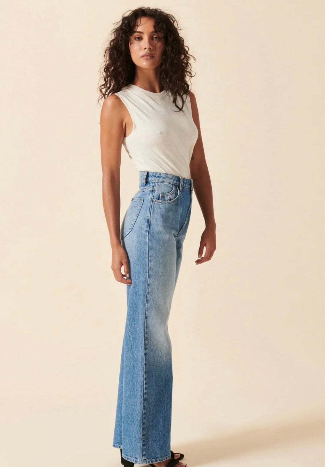  Heidi high rise long Chloe mid blue #14659 SALE - Stay Wild Collective  
