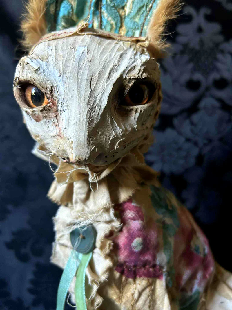 Hip hip decay poupon sitting rabbit sculpture – Stay Wild Collective
