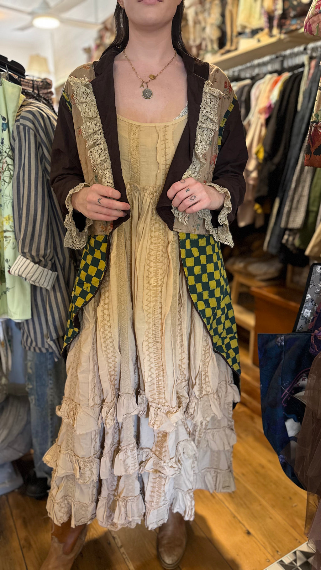 House of Jaded Gypsy Moonlit manor jacket reversable - Stay Wild Collective