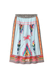 ME369 ELIZABETH LINEN MIDI SKIRT POW WOW