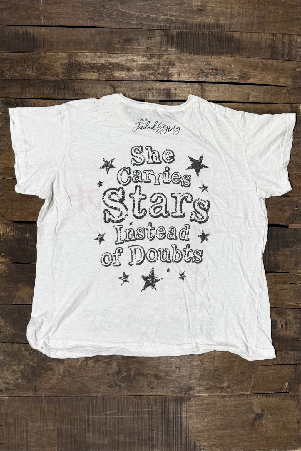 House of Jaded Gypsy Weathered and Worn Tee – Superstar