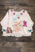 House of Jaded Gypsy gilded bloom top - flutter