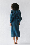 Tailored Dress |teal Blue seaside tones sale