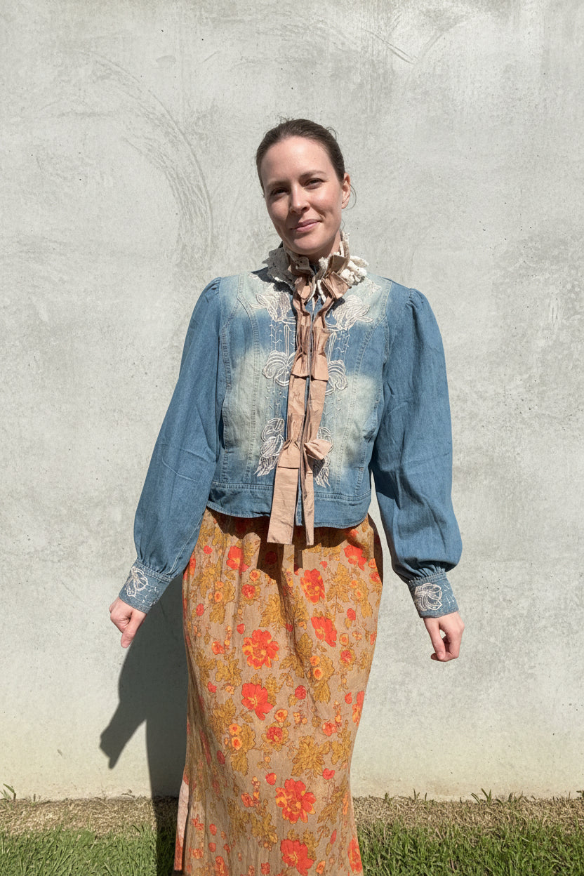 Jaded gypsy antique rose jacket