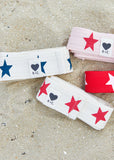 Hammill and co star belt navy