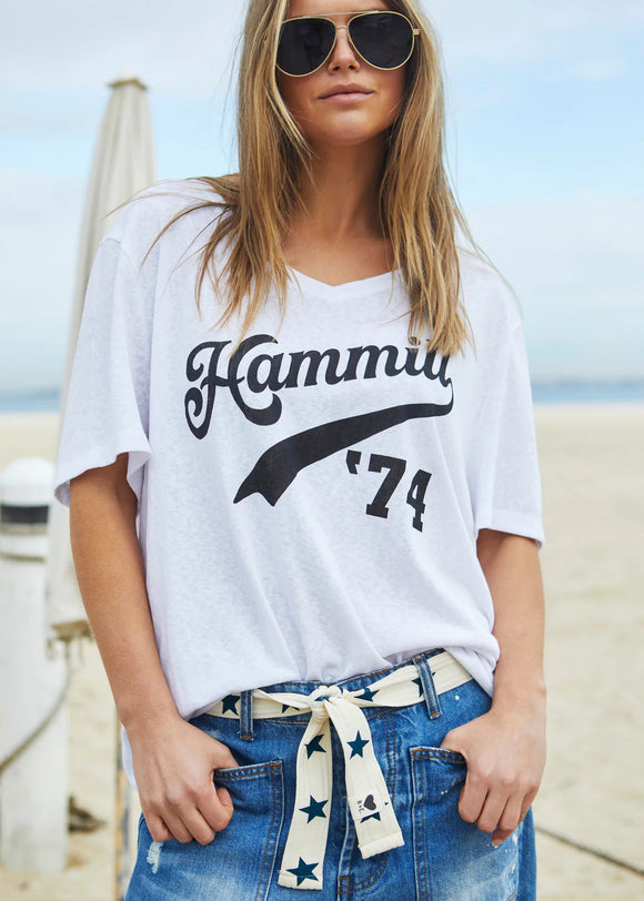 Hammill and co star belt navy