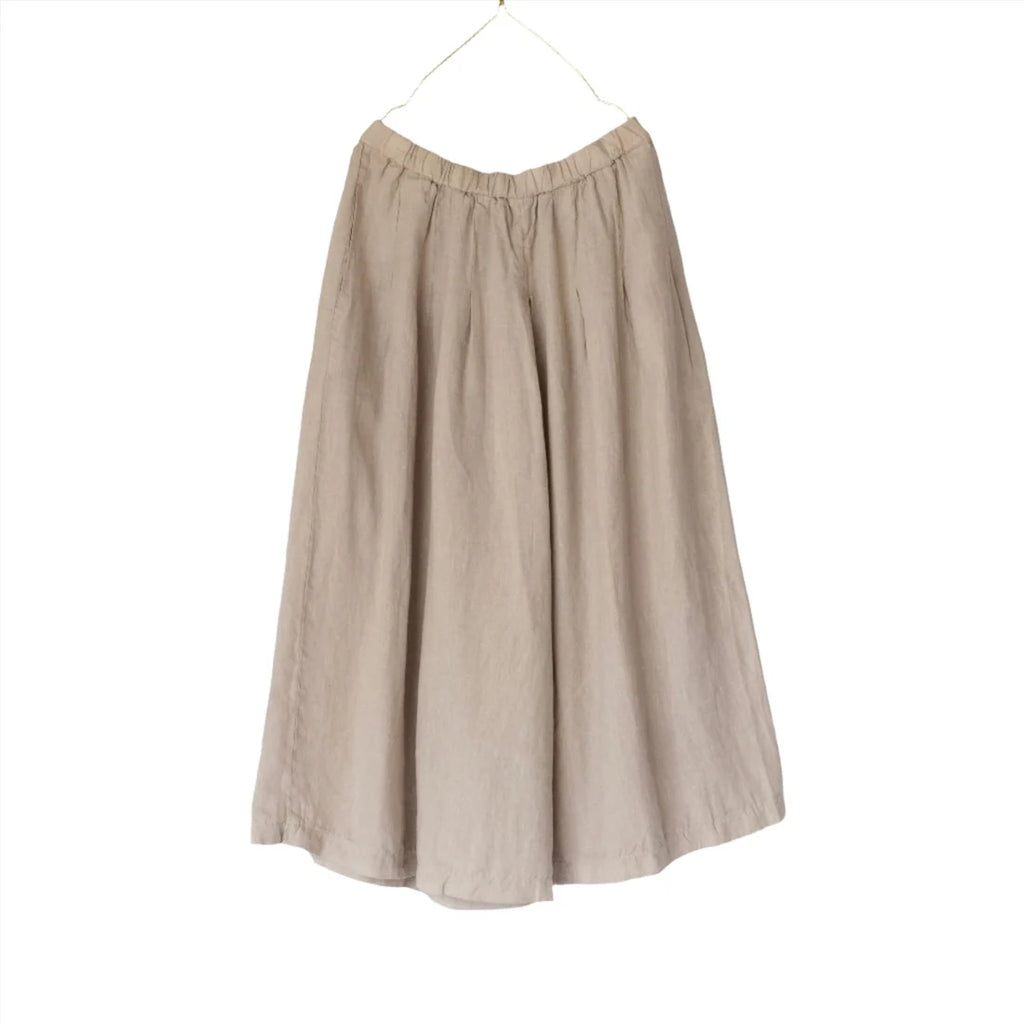 Montaigne solid linen culottes O/S