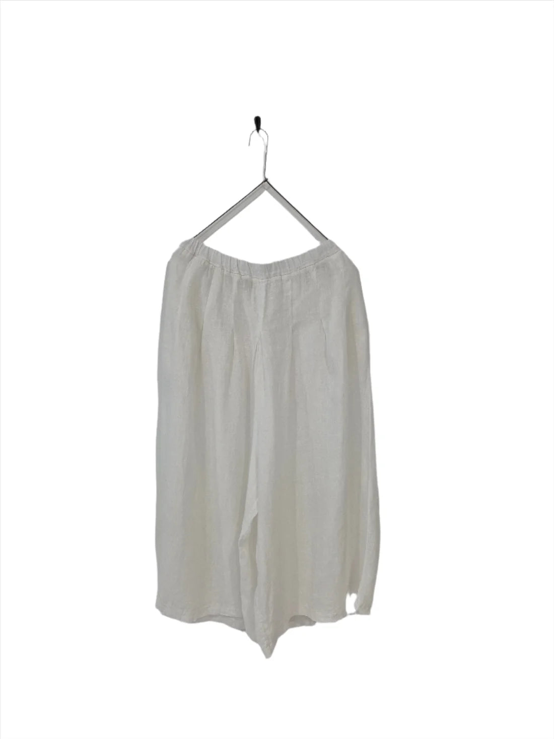 Montaigne solid linen culottes O/S