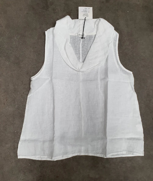 Frederic linen cowl neck top 8821 O/S