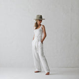 Seaside tones wrap trousers white sale