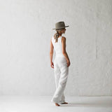 Seaside tones wrap trousers white sale