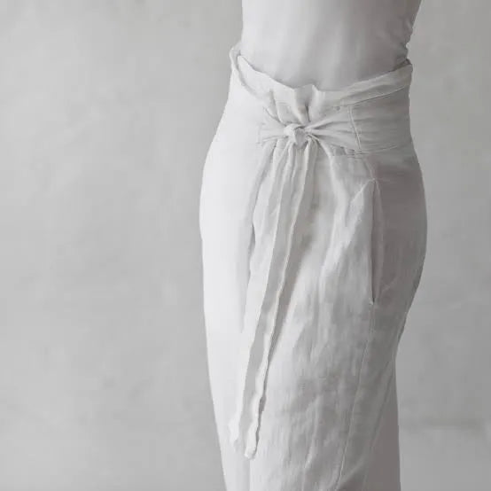 Seaside tones wrap trousers white SALE