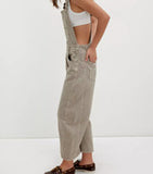 Free people cobblestone good luck barrel overall