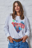 HAMMILL & CO WOMENS MIAMI LONG SLEEVE TEE - WHITE SALE