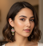 Ghost and Lola peace and love earrings