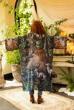 MARKET OF STARS THEATRE OF DREAMS BAMBOO DUSTER KIMONO WITH DEER