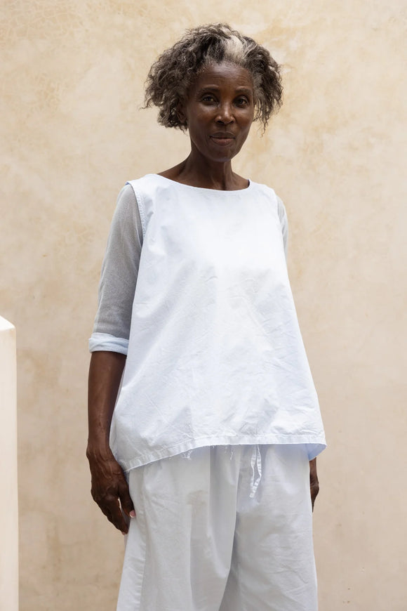 Meg by Design Evie Top - Cotton Mesh ice