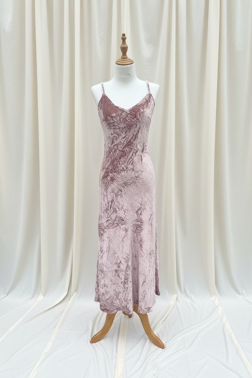 Otomo Marilyn - Silk Velvet slip dress