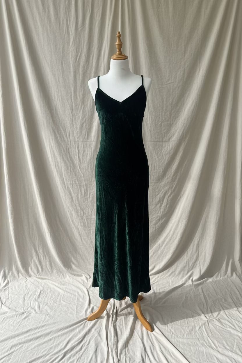 Otomo Marilyn - Silk Velvet slip dress