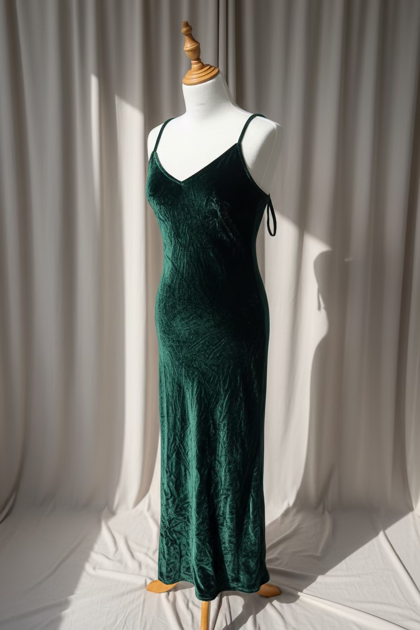 Otomo Marilyn - Silk Velvet slip dress