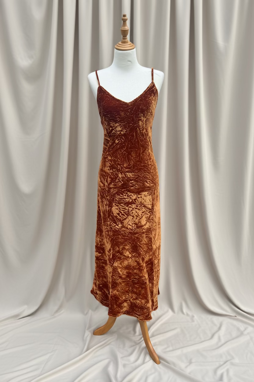 Otomo Marilyn - Silk Velvet slip dress