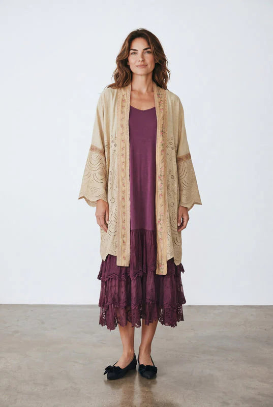 Miss Rose Sister Violet - Columbine Kimono O/S