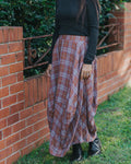 Lavigne asymmetrical skirt - plaid