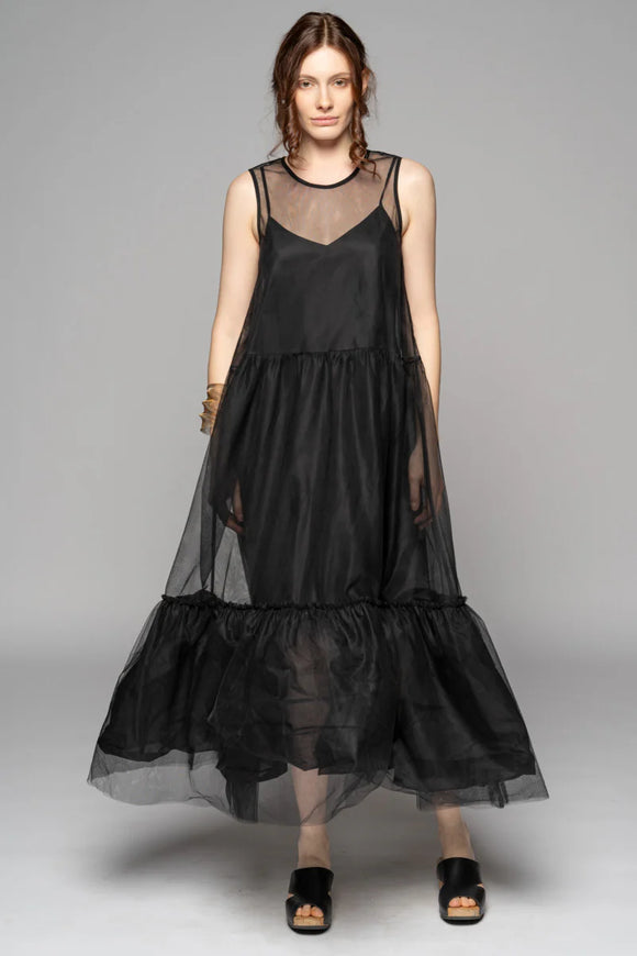 DOGSTAR SORREL TULLE DRESS BLK